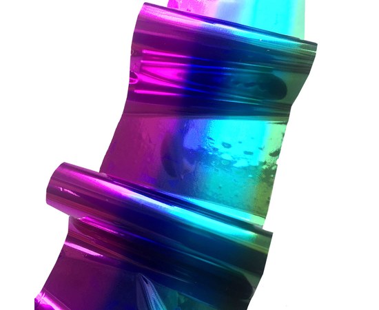 Изображение  Фольга Molekula перебивная (цветная радуга) 1 м