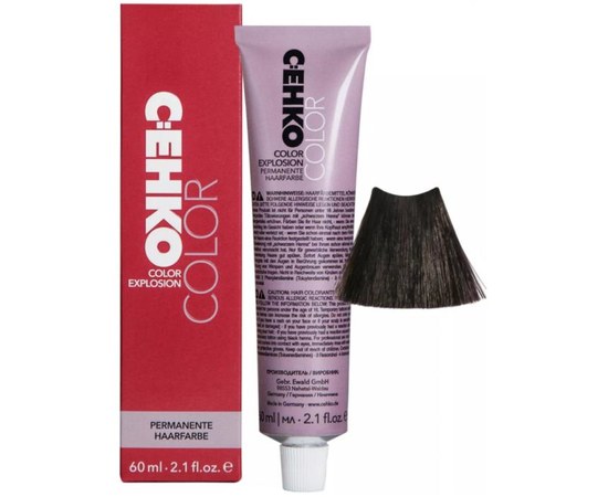 Изображение  Cream paint C: EHKO Color Explosion 3/00 dark brown (gray hair)