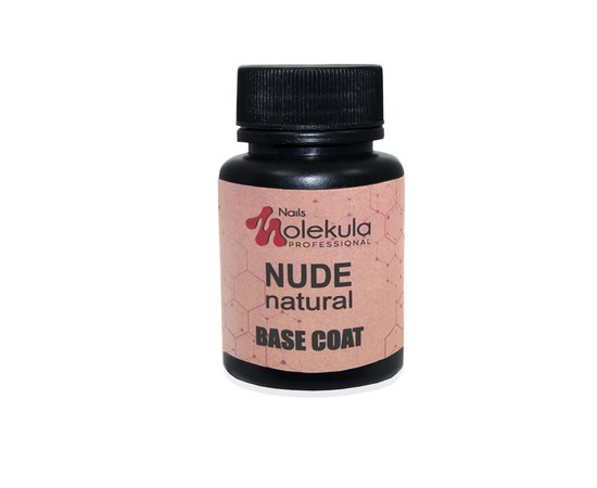 Зображення  База для гель-лаку Nails Molekula Base Rubber Nude 30 мл, natural