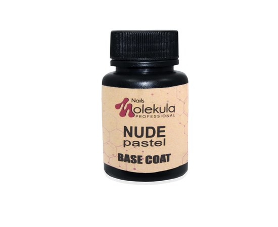 Зображення  База для гель-лаку Nails Molekula Base Rubber Nude 30 мл, pastel