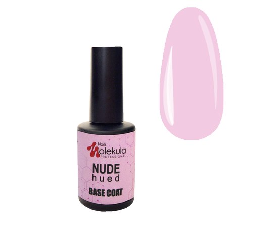 Изображение  Base for gel polish Nails Molekula Base Rubber Nude 12 ml, hued