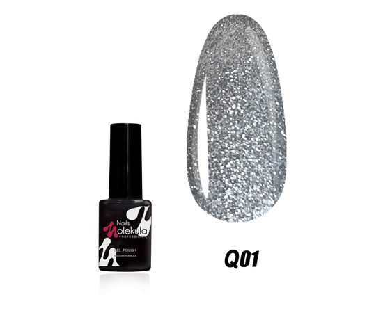 Изображение  Gel polish Nails Molekula Queen`s Secret 6 ml, № Q01, Color No.: Q01