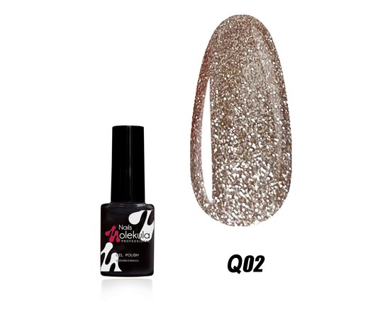 Изображение  Gel polish Nails Molekula Queen`s Secret 6 ml, № Q02, Color No.: Q02