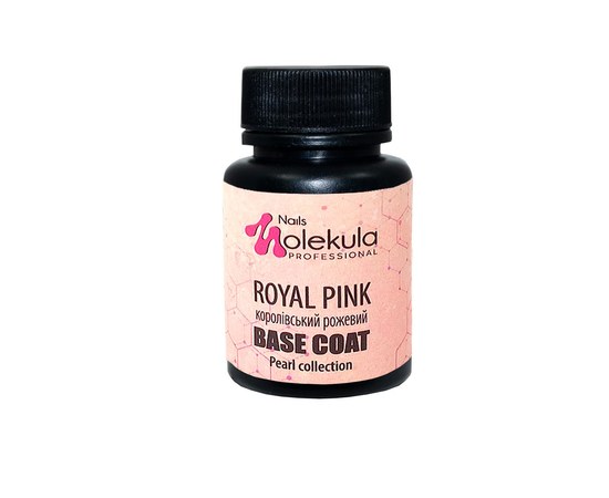 Изображение  База для гель-лака Nails Molekula Base Pearl 30 мл, Royal Pink