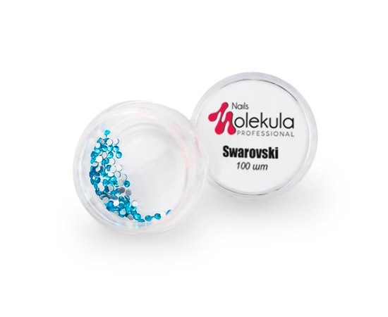 Зображення  Камені Nails Molekula SWAROVSKI №3 Бірюзовий 100шт