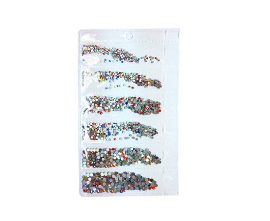 Зображення  Камені Nails Molekula Набір 6 розмірів Мікс (1440 шт)
