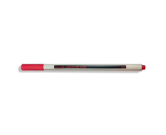 Зображення  Ручка для розпису нігтів Siller Creative Pen, Red