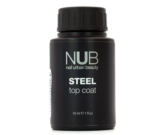 Изображение  Steel fixer for gel polish NUB Top Coat Steel, 30 ml