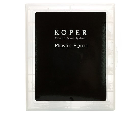 Зображення  Верхні форми для нарощування нігтів KOPER у контейнері, 120 шт./уп.