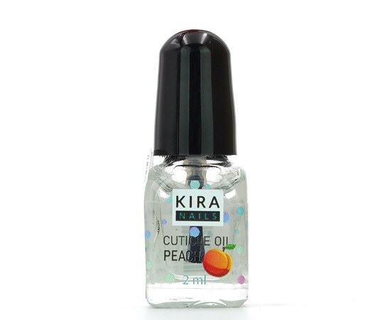 Изображение  Kira Nails Cuticle Oil Melon - cuticle oil, peach, 2 ml, Aroma: Peach, Volume (ml, g): 2