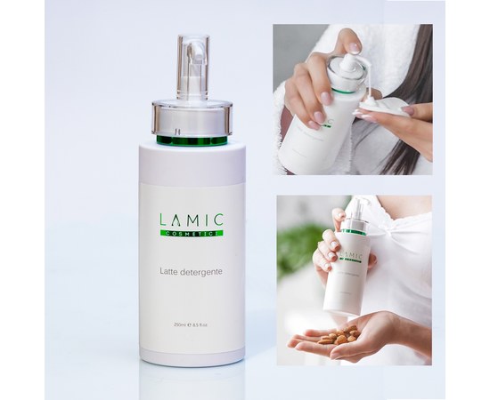 Изображение  Очищающее молочко для лица Latte detergente Lamic 250 мл