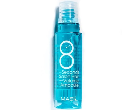 Изображение  Mask-filler for volume and smoothness of hair Masil Blue 8 Seconds Salon Hair Volume Ampoule 15 ml