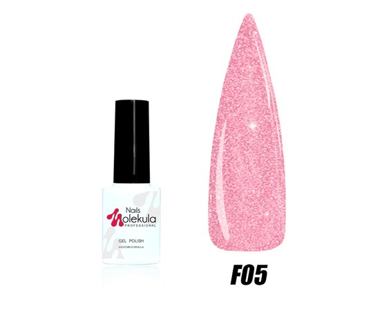 Изображение  Gel polish for nails Nails Molekula Flash Effect 8.5 ml, № F05, Volume (ml, g): 45054, Color No.: F05