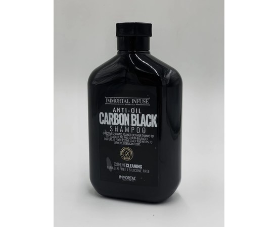 Изображение 2 Шампунь от жирных волос мужской Immortal Infuse Anti-Oil Carbon Black 500 мл