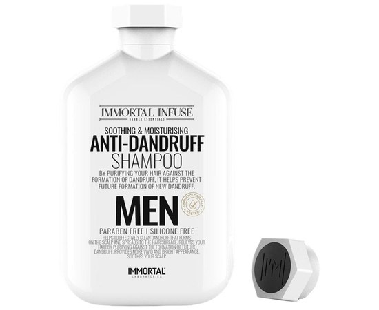 Зображення  Шампунь проти лупи з вітамінами чоловічий Immortal Infuse For Men Anti—Dandruff Shampoo 500 мл