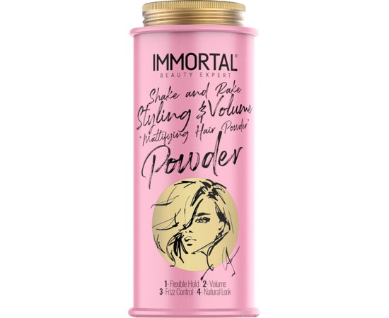 Изображение  Пудра для волос женская Immortal Pink Powder Wax 20 г