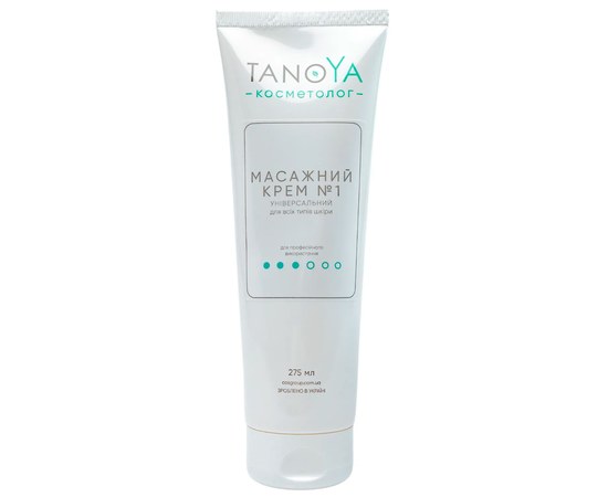 Изображение  Massage cream №1 universal for all skin types TANOYA, 275 ml