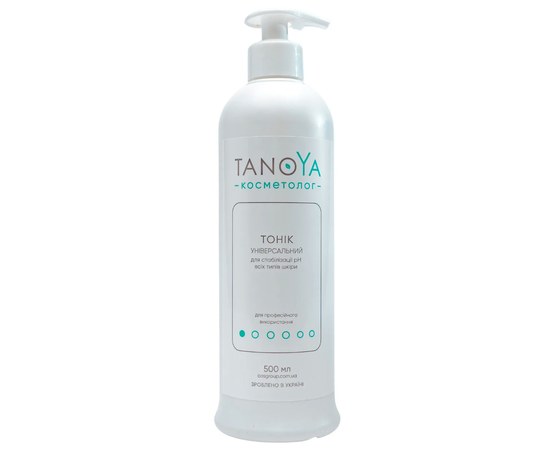 Изображение  TANOYA universal tonic for pH stabilization of all skin types, 500 ml., Volume (ml, g): 500