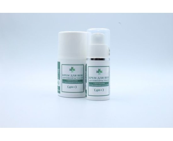 Изображение  Anti-aging eye cream with peptides and stem cells (40+), GreenHealth, 15 ml, Volume (ml, g): 15