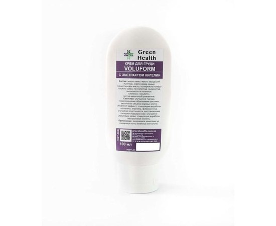 Изображение  Voluform breast cream with kigelia extract, GreenHealth, 100 ml
