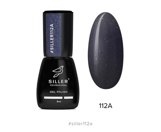 Изображение  Гель-лак для ногтей Siller Professional Classic №112А (бетонный с микроблеском), 8 мл, Объем (мл, г): 8, Цвет №: 112А
