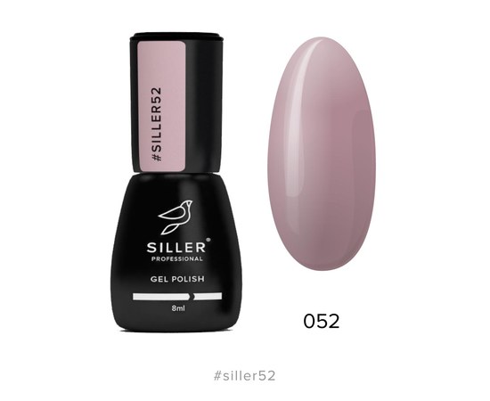 Изображение  Gel polish for nails Siller Professional Classic No. 052 (light cappuccino with pink), 8 ml, Volume (ml, g): 8, Color No.: 52