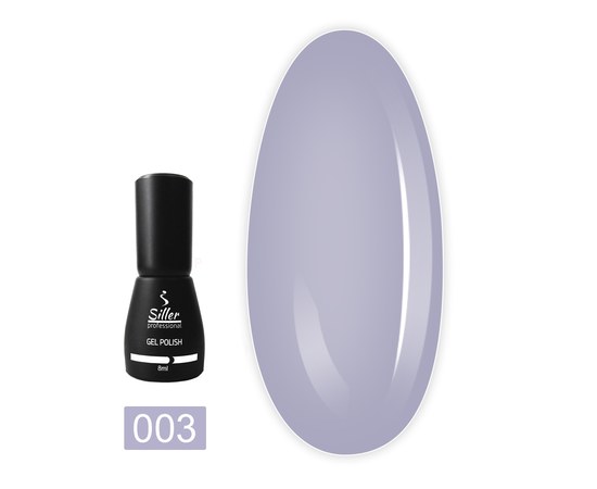 Изображение  Gel polish for nails Siller Professional Zefir No. 003, 8 ml, Volume (ml, g): 8, Color No.: 3