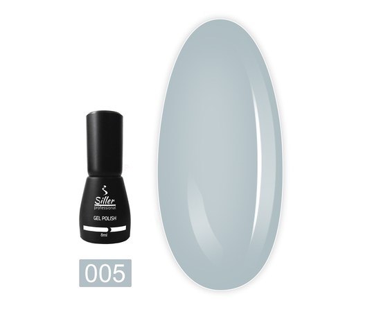 Изображение  Gel polish for nails Siller Professional Zefir No. 005, 8 ml, Volume (ml, g): 8, Color No.: 5