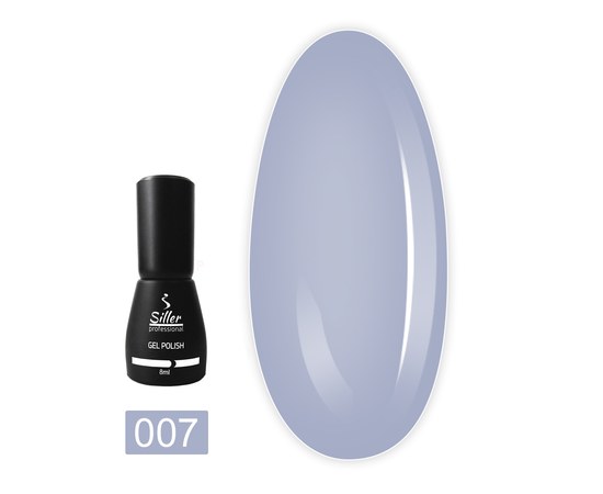 Изображение  Gel polish for nails Siller Professional Zefir No. 007, 8 ml, Volume (ml, g): 8, Color No.: 7