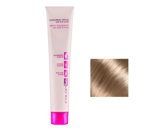 Зображення  Крем-краска для волосся ING Prof Colouring Cream 10.32 платиновий блондин бежевий 60мл, Об'єм (мл, г): 60, Цвет №: 10.32