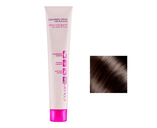 Изображение  Крем-краска для волос ING Prof Colouring Cream 60 мл 6 темный блондин, Объем (мл, г): 60, Цвет №: 6