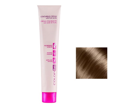 Зображення  Крем-краска для волосся ING Prof Colouring Cream 8 світлий блондин 60мл, Об'єм (мл, г): 60, Цвет №: 8