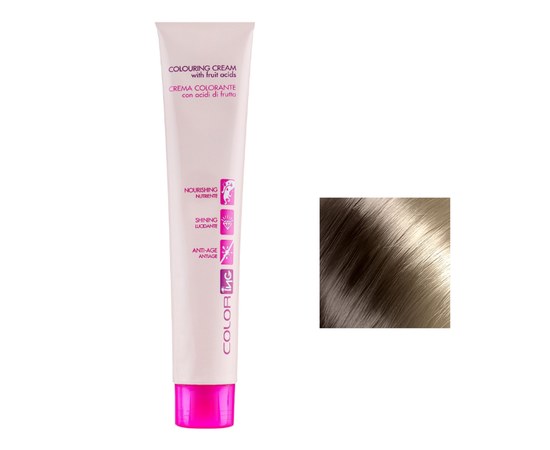 Зображення  Крем-краска для волосся ING Prof Colouring Cream 8.11 світлий блондин попелястий інтенсивний 60мл, Об'єм (мл, г): 60, Цвет №: 8.11