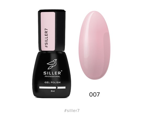 Зображення  Гель-лак для нігтів Siller Professional Classic №007 (чайна троянда), 8 мл, Об'єм (мл, г): 8, Цвет №: 007