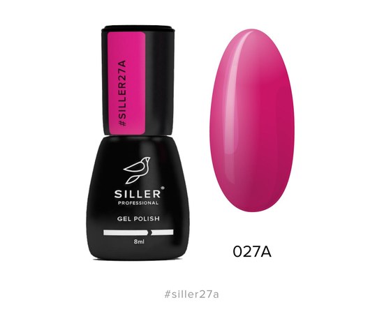 Изображение  Gel polish for nails Siller Professional Classic No. 027А (French rose), 8 ml, Volume (ml, g): 8, Color No.: 027A