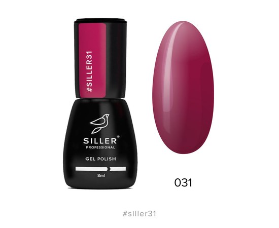 Изображение  Гель-лак для ногтей Siller Professional Classic №031 (ягодный коктейль), 8 мл, Цвет №: 031