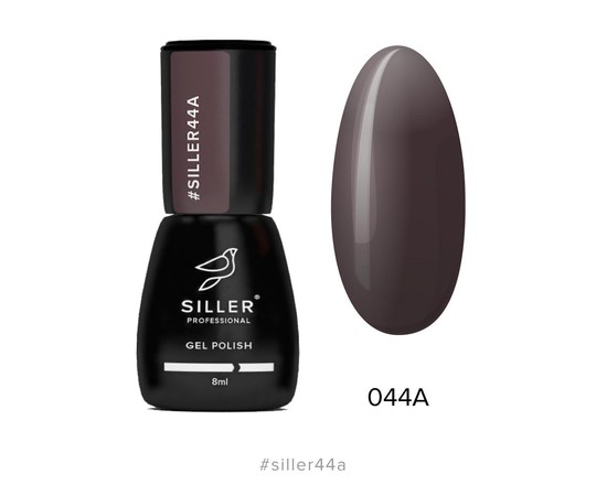 Зображення  Гель-лак для нігтів Siller Professional Classic №044А (фіолетово-коричневий), 8 мл