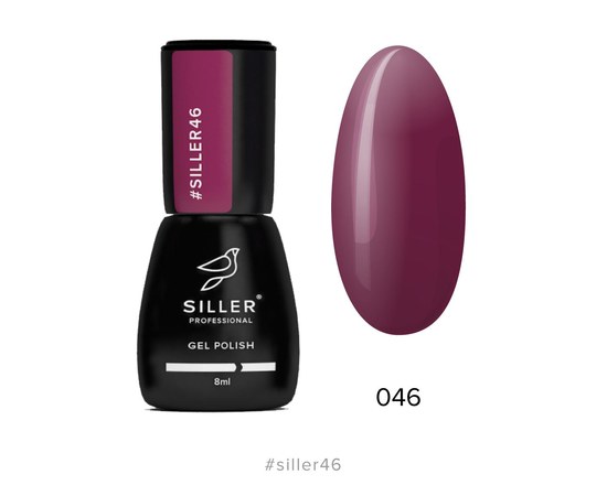 Изображение  Гель-лак для ногтей Siller Professional Classic №046 (ягодное варенье), 8 мл, Объем (мл, г): 8, Цвет №: 046