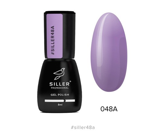 Зображення  Гель-лак для нігтів Siller Professional Classic №048А (ліловий), 8 мл, Об'єм (мл, г): 8, Цвет №: 048А