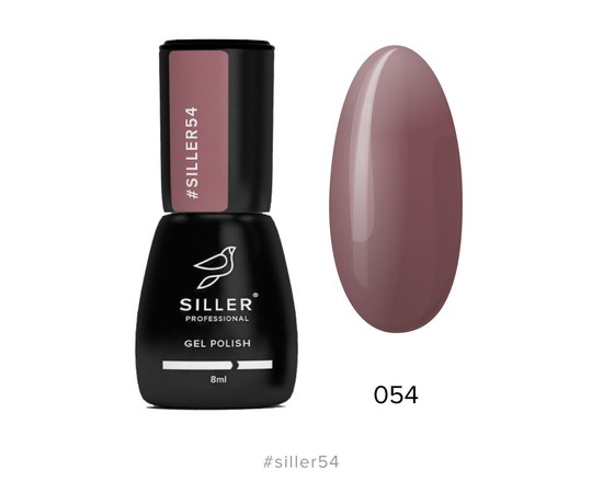 Изображение  Gel polish for nails Siller Professional Classic No. 054 (pink cocoa), 8 ml, Volume (ml, g): 8, Color No.: 54