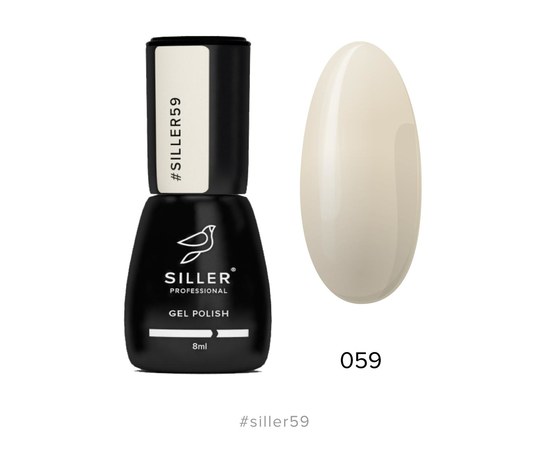Изображение  Gel polish for nails Siller Professional Classic No. 059 (green-beige), 8 ml, Volume (ml, g): 8, Color No.: 59