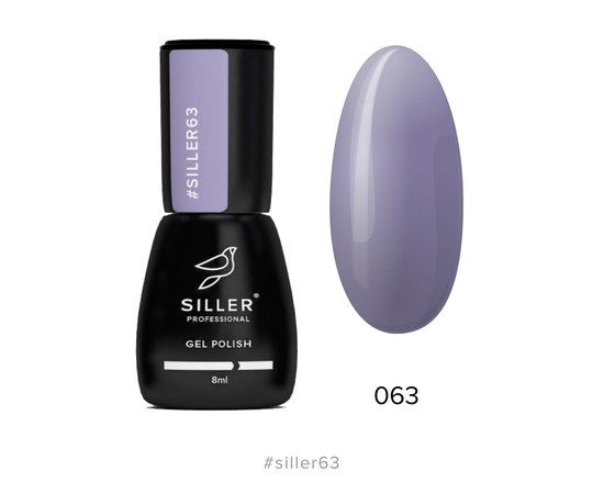 Зображення  Гель-лак для нігтів Siller Professional Classic №063 (дерев'яний тюльпан), 8 мл, Об'єм (мл, г): 8, Цвет №: 063