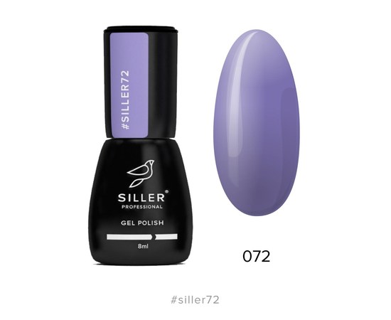 Изображение  Гель-лак для ногтей Siller Professional Classic №072 (фиалковый), 8 мл, Объем (мл, г): 8, Цвет №: 072