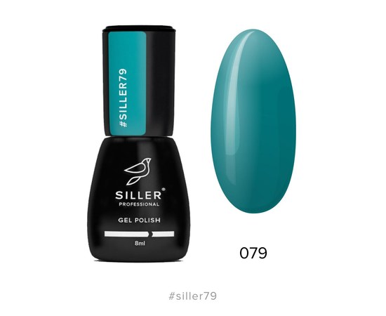 Зображення  Гель-лак для нігтів Siller Professional Classic №079 (зелений мох), 8 мл, Об'єм (мл, г): 8, Цвет №: 079