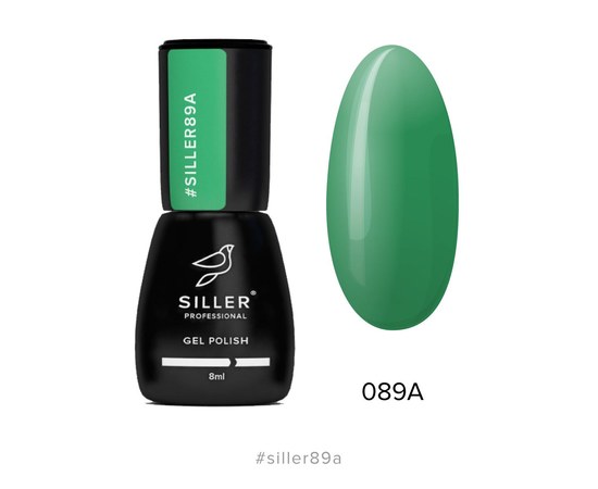 Зображення  Гель-лак для нігтів Siller Professional Classic №089А (зелена пасовища), 8 мл, Об'єм (мл, г): 8, Цвет №: 089А