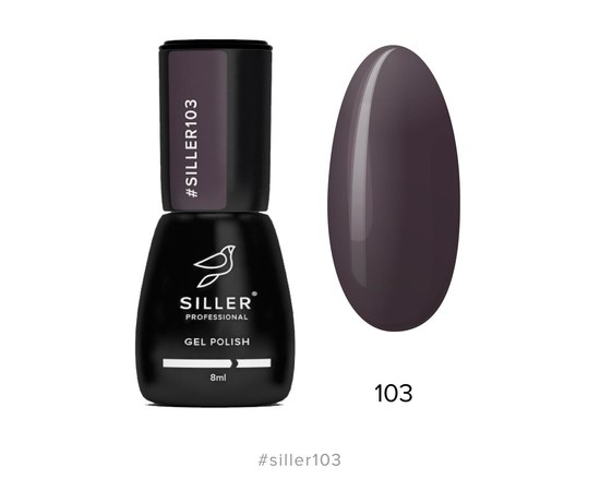 Зображення  Гель-лак для нігтів Siller Professional Classic №103 (тауп), 8 мл, Об'єм (мл, г): 8, Цвет №: 103