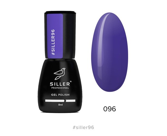 Изображение  Гель-лак для ногтей Siller Professional Classic №096 (баклажанный), 8 мл, Объем (мл, г): 8, Цвет №: 096