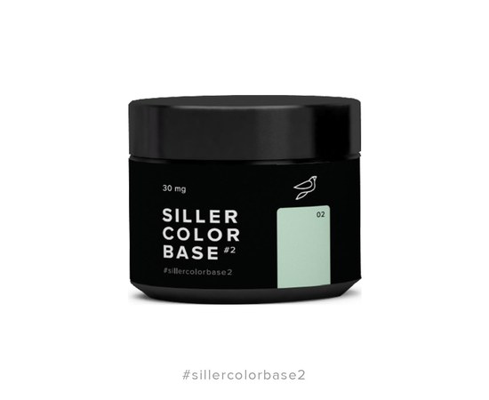Зображення  Siller Color Base №2 камуфлююча кольорова база (м'ятна), 30 мл, Об'єм (мл, г): 30, Цвет №: 02