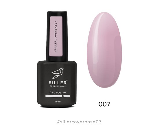 Изображение  Siller Cover Base №7 камуфлирующая база (светло-персиковый), 15 мл, Объем (мл, г): 15, Цвет №: 07