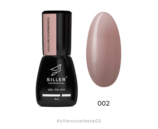 Зображення  Siller Cover Base №2 камуфлююча база (натуральний бежевий), 8 мл, Об'єм (мл, г): 8, Цвет №: 02